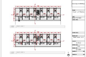 A.03.2 Denah Lantai 1 & 2